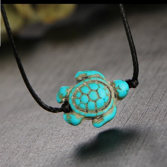 Turquoise Color Turtle Anklet Beach Feet A… - Picture 3 of 6